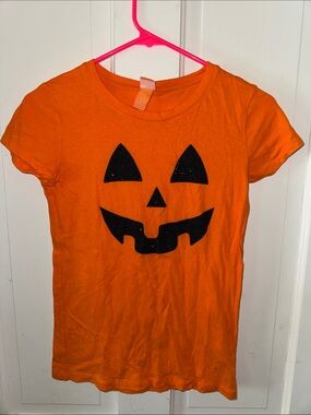 Girls Halloween Jack-o-lantern Tee  🎃